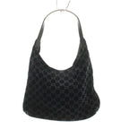 Gucci Bag GG Pattern Suede Black