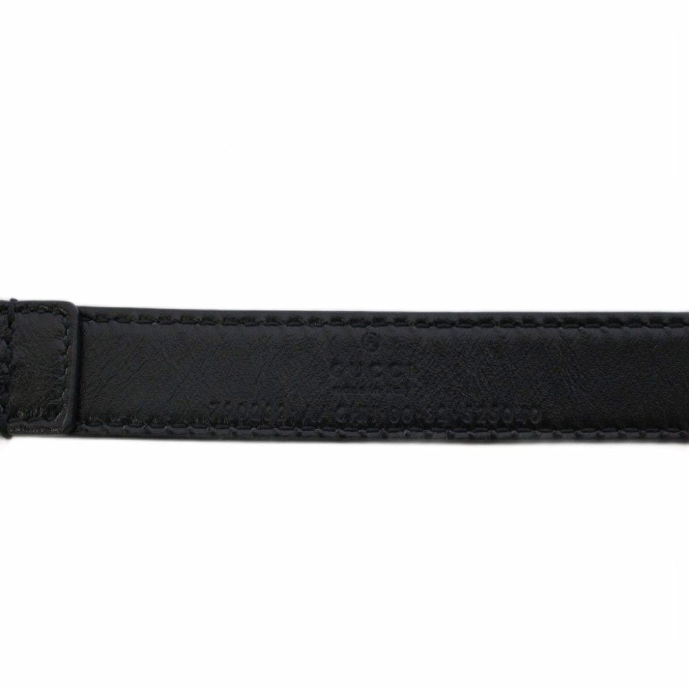 Gucci Double G Buckle Belt Leather Black — view 2