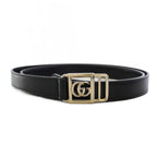 Gucci Double G Buckle Belt Leather Black