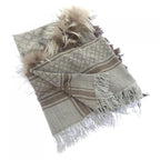 Gucci Stole Scarf Brown