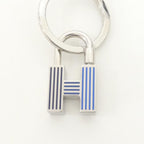 Hermes Quiz Rainbow Key Ring Key Holder — view 2