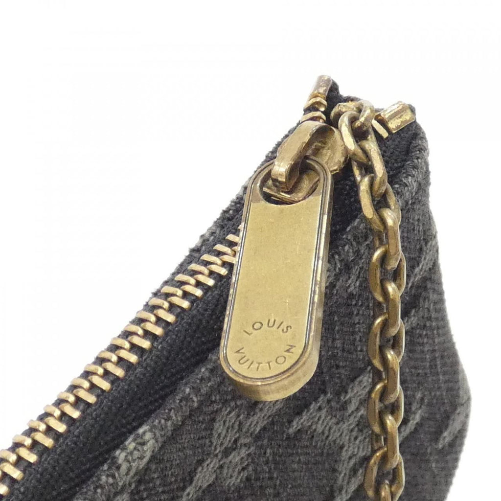 Louis Vuitton Monogram Denim Pochette Cles Coin & Key Case Key Holder — view 3