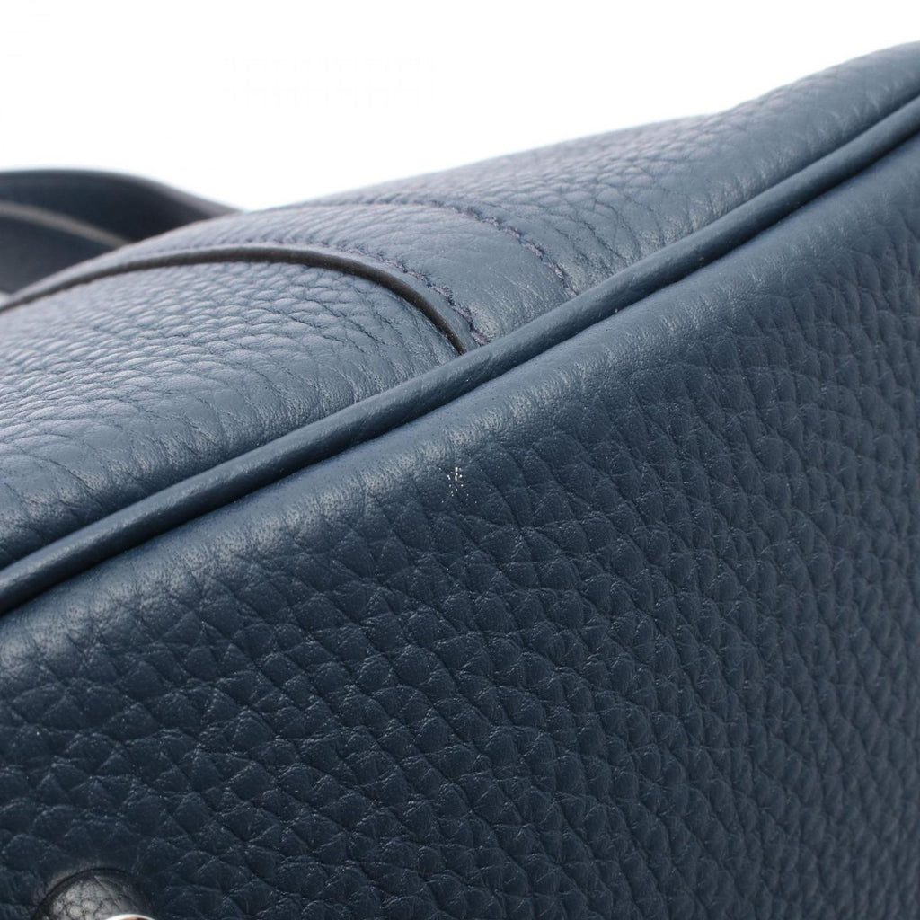 Hermes Handbag Picotin Lock MM Blue Saphir Leather — view 6