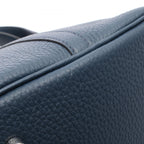 Hermes Handbag Picotin Lock MM Blue Saphir Leather — view 6