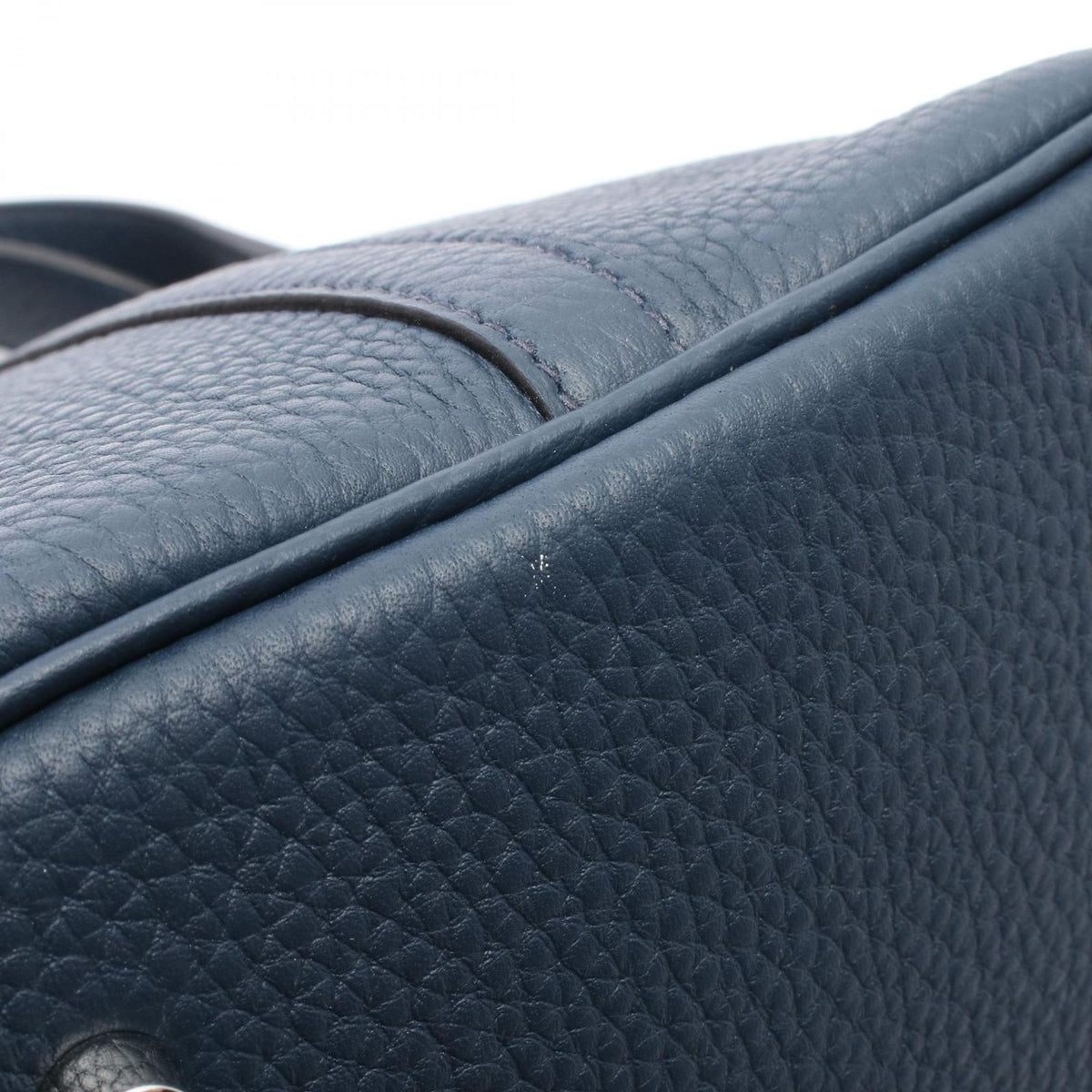 Hermes Handbag Picotin Lock MM Blue Saphir Leather — view 6