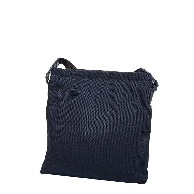 Bottega Veneta Intrecciato Crossbody Shoulder Bag Blue Navy Leather Nylon — view 2