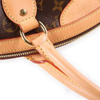 Louis Vuitton Monogram Tivoli PM Handbag Brown Leather Gold — view 7