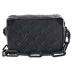 Louis Vuitton Monogram Mini Soft Trunk Shoulder Bag Black — view 2