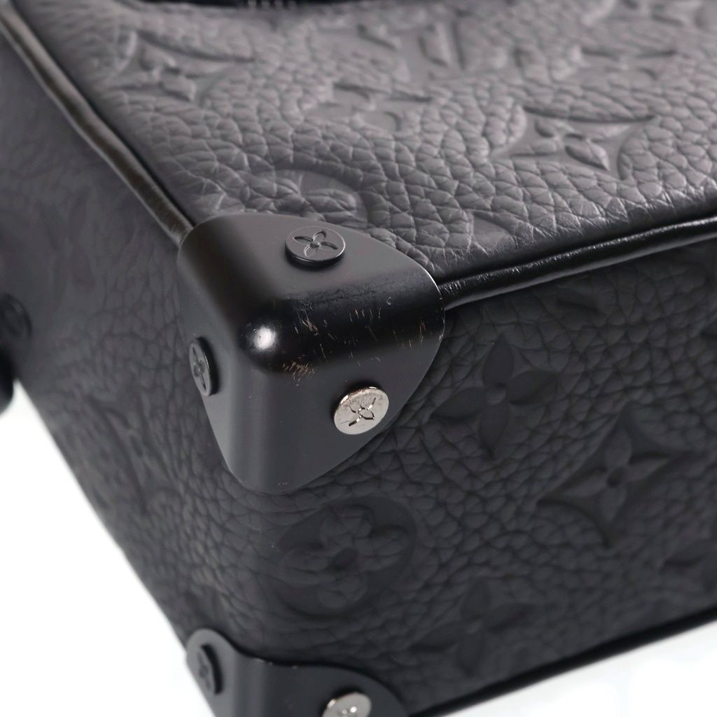 Louis Vuitton Monogram Mini Soft Trunk Shoulder Bag Black — view 5
