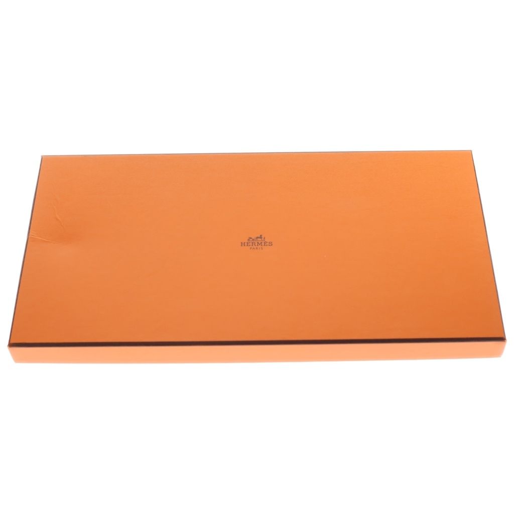 Hermes Triangle Jean Thousand and One Rabbit Scarf Silk Brown Orange — view 6
