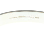 Hermes Collier de Chien Bangle Bracelet Silver — view 5