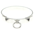 Hermes Collier de Chien Bangle Bracelet Silver