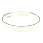 Hermes Collier de Chien Bangle Bracelet Silver — view 2