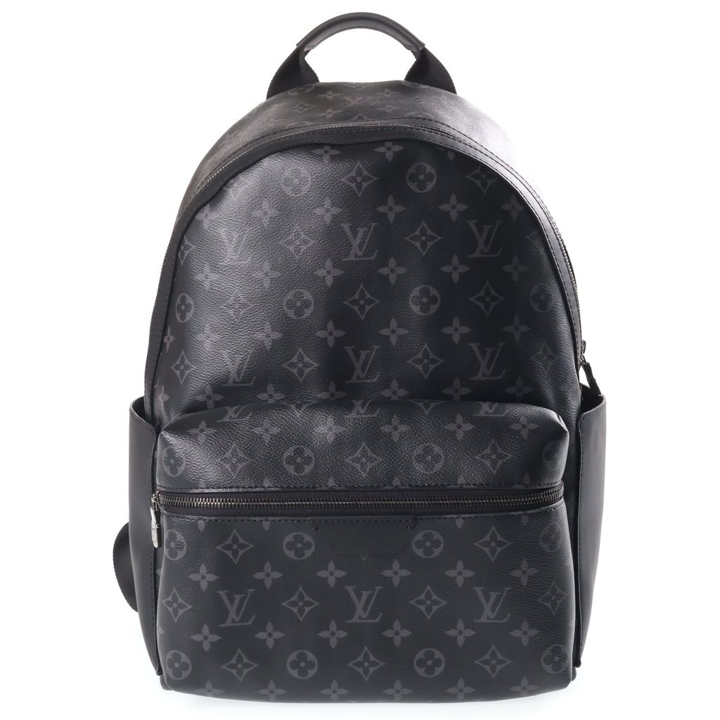 Louis Vuitton Monogram Eclipse Discovery Backpack PM Black Leather