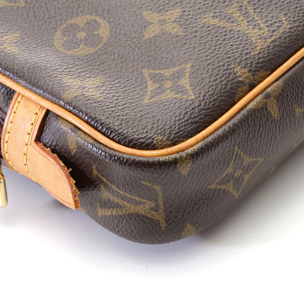 Louis Vuitton Pochette Marly Bandouliere Monogram Shoulder Bag Canvas Brown — view 7