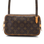 Louis Vuitton Pochette Marly Bandouliere Monogram Shoulder Bag Canvas Brown