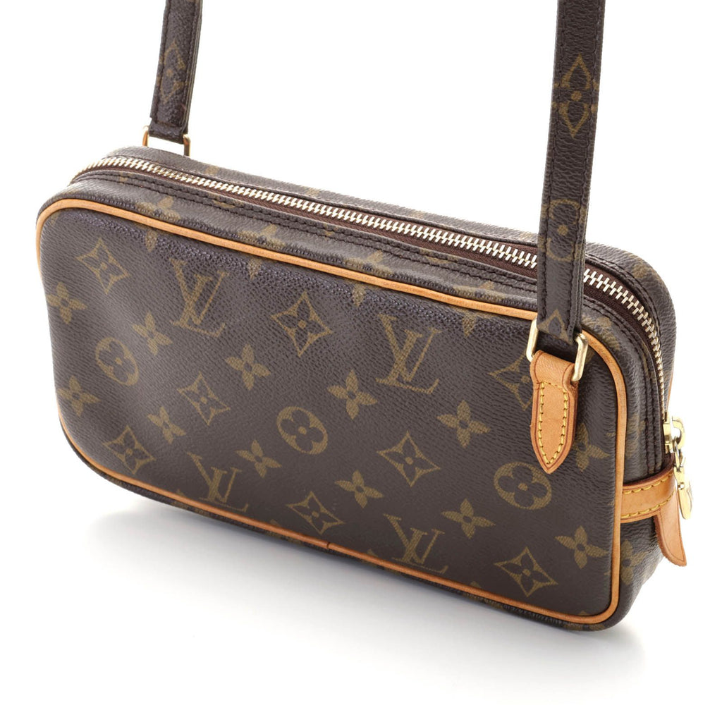 Louis Vuitton Pochette Marly Bandouliere Monogram Shoulder Bag Canvas Brown — view 2