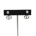 Dior CD Navy Earrings