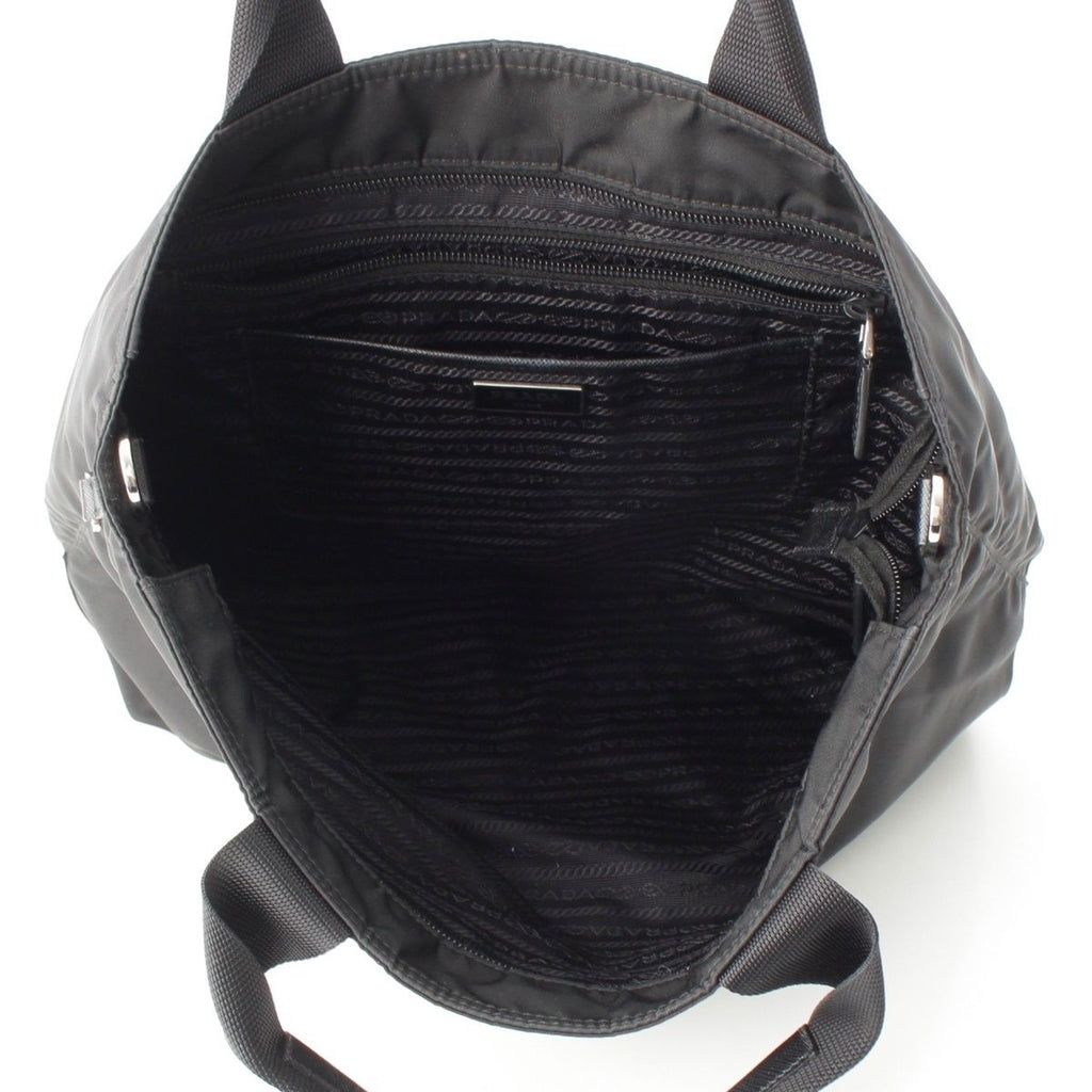 Prada Re-Nylon 2-Way Tote Bag Black — view 6