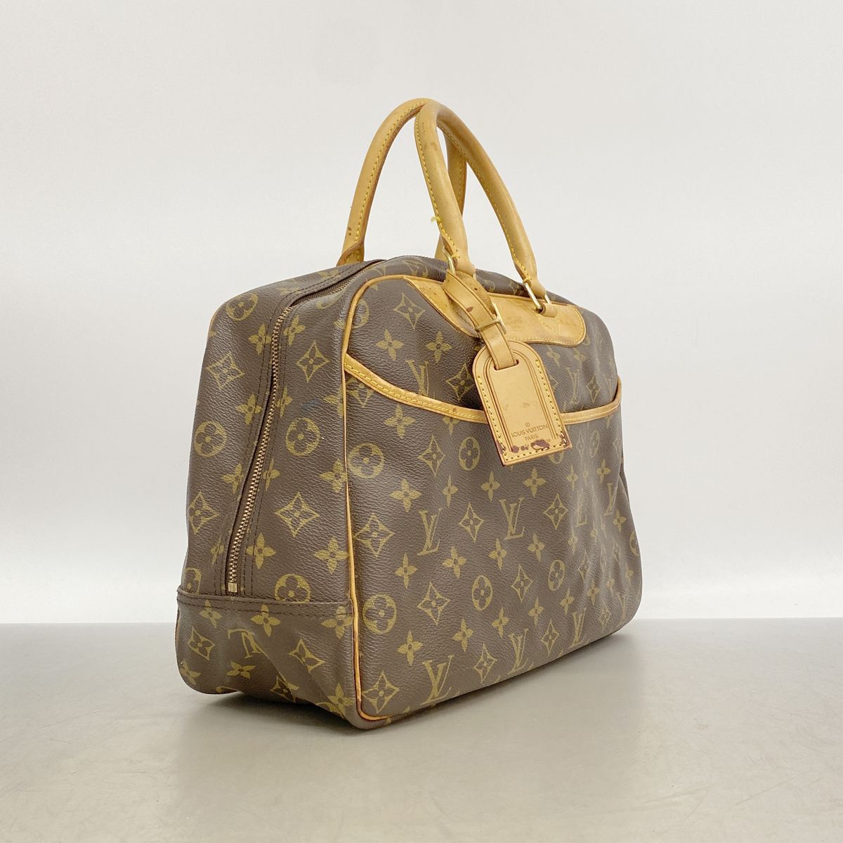 Louis Vuitton Handbag Monogram Deauville Brown — view 2