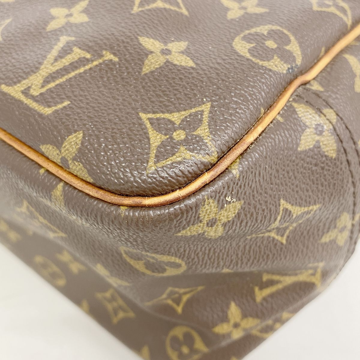 Louis Vuitton Handbag Monogram Deauville Brown — view 6
