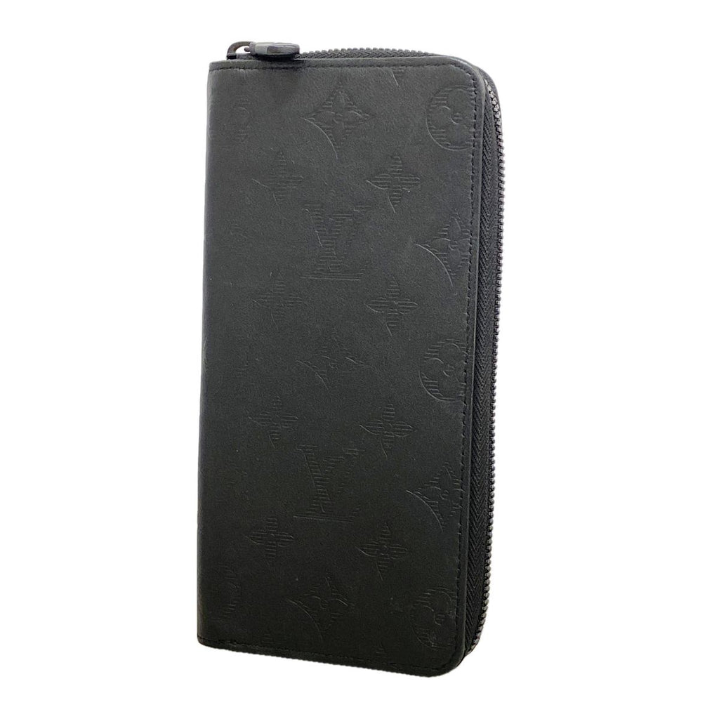 Louis Vuitton Wallet Monogram Shadow Zippy Vertical Black