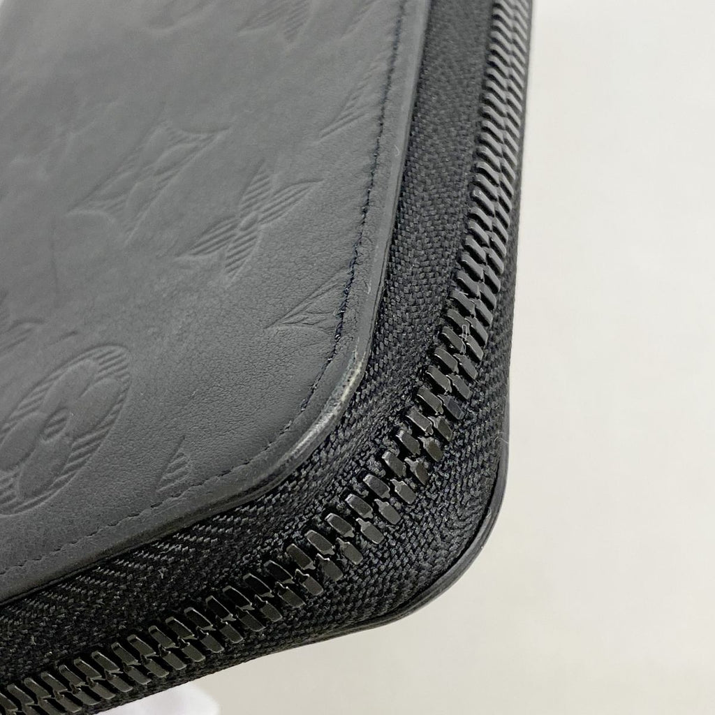 Louis Vuitton Wallet Monogram Shadow Zippy Vertical Black — view 5