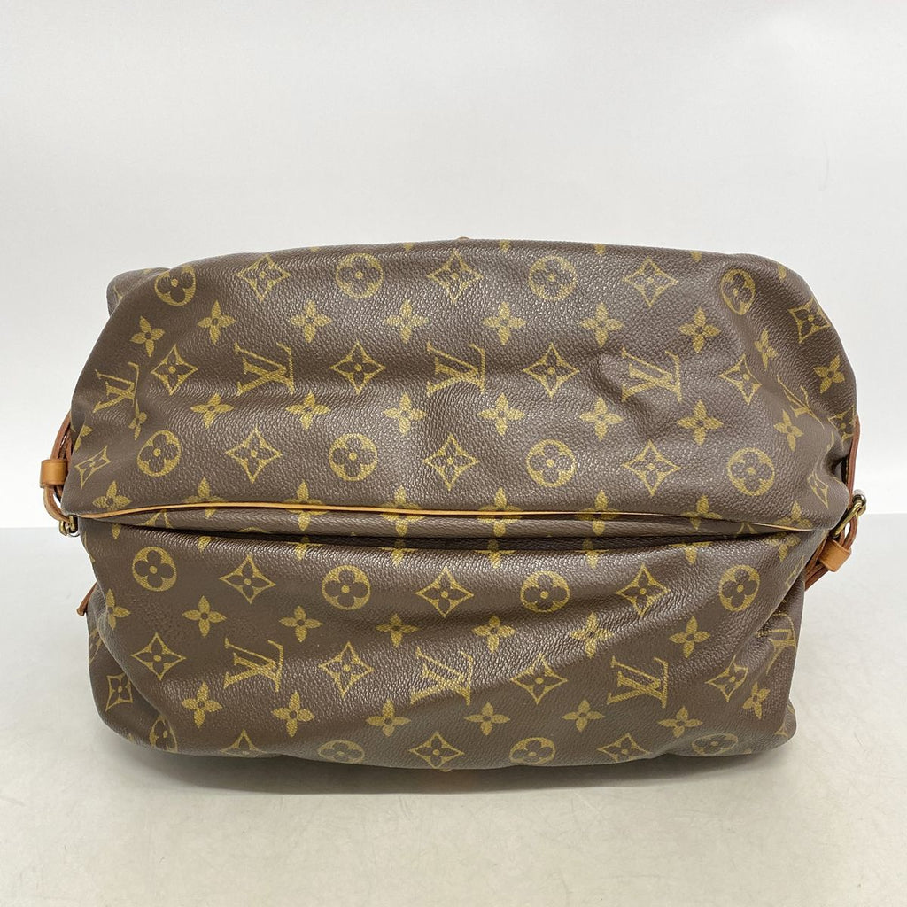 Louis Vuitton Shoulder Bag Monogram Saumur 35 Brown — view 3