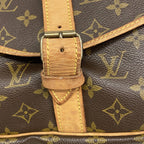 Louis Vuitton Shoulder Bag Monogram Saumur 35 Brown — view 7
