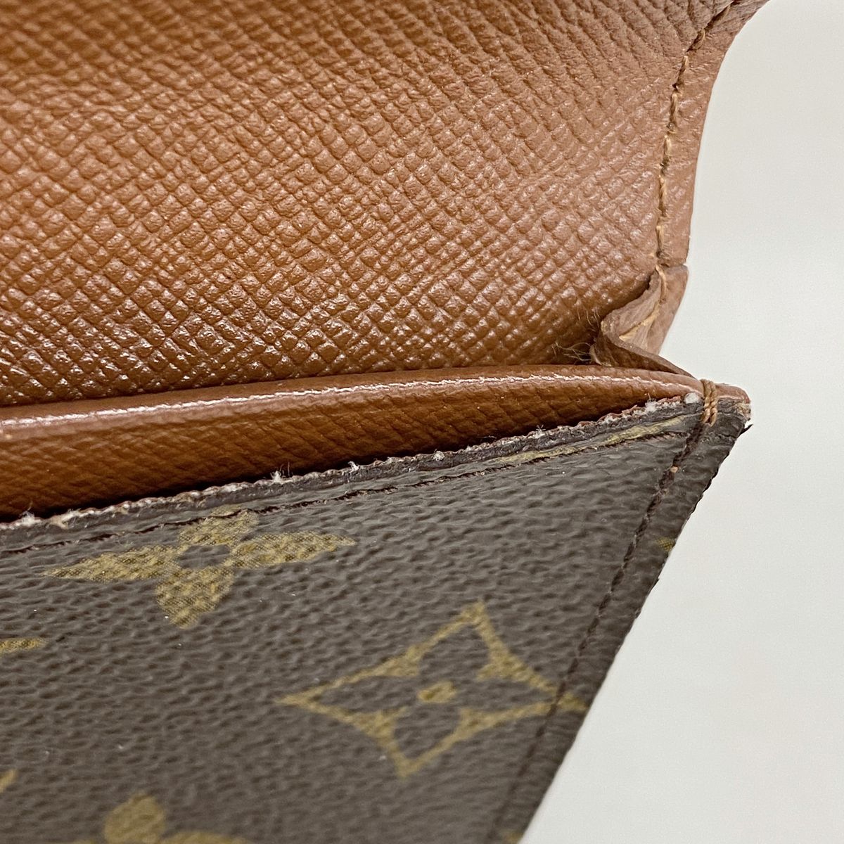 Louis Vuitton Business Card Case Monogram Envelope Holder Brown — view 7