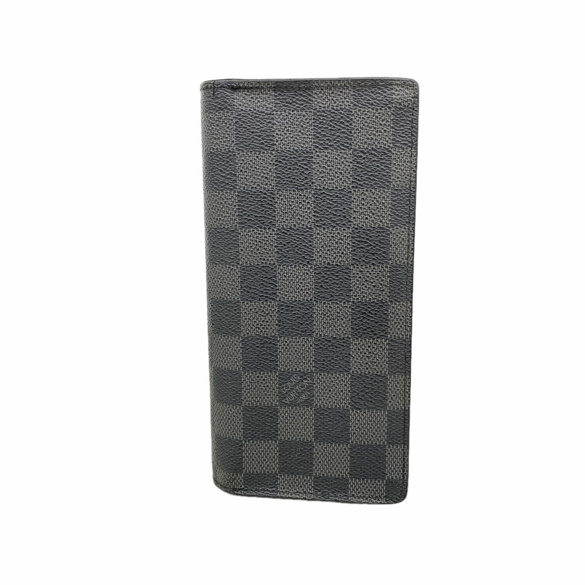Louis Vuitton Wallet Damier Graphite Portefeuille Brazza Black
