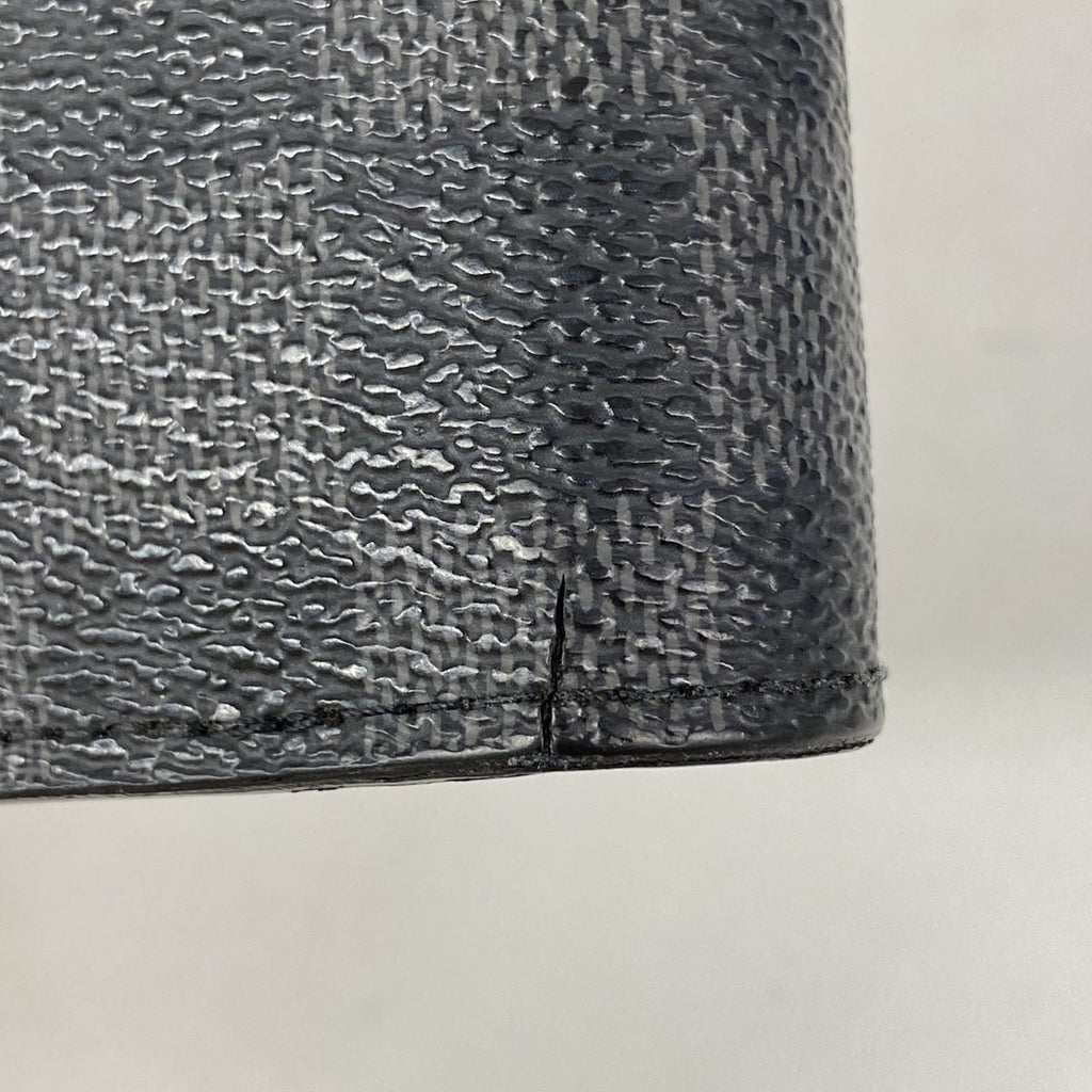 Louis Vuitton Wallet Damier Graphite Portefeuille Brazza Black — view 5