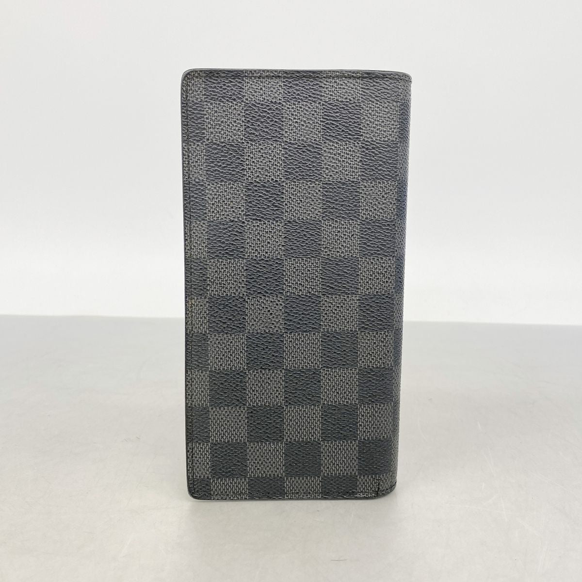 Louis Vuitton Wallet Damier Graphite Portefeuille Brazza Black — view 7