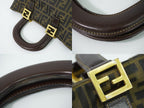 Fendi Zucca Tote Bag Canvas Brown — view 6