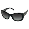 Chanel Sunglasses Black CC Logo Eyewear