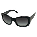 Chanel Sunglasses Black CC Logo Eyewear