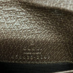 Gucci Bifold Wallet Beige Dark Brown Leather — view 6