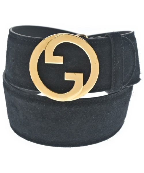 Gucci Suede Belt Black