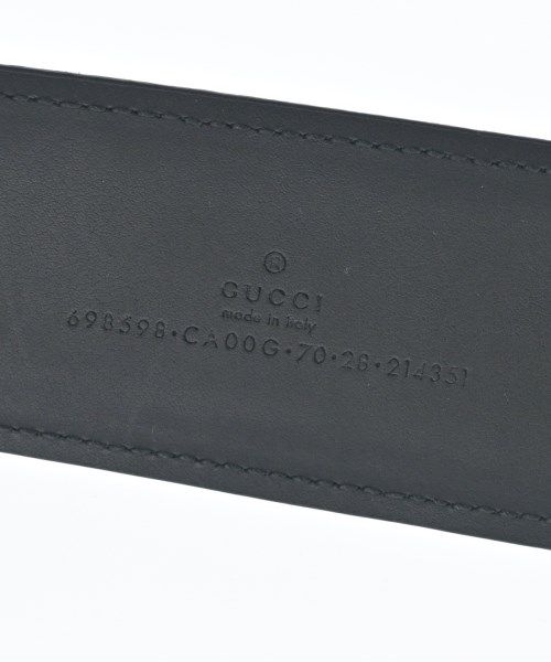 Gucci Suede Belt Black — view 5