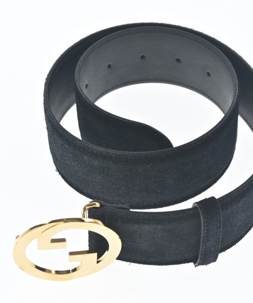 Gucci Suede Belt Black — view 3