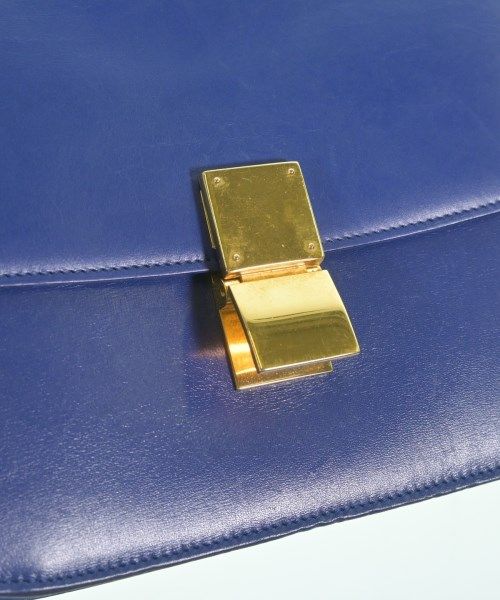 Celine Classic Box Medium Shoulder Bag Blue — view 8