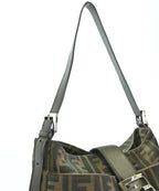 Fendi Zucca Pattern One Shoulder Bag Brown — view 6
