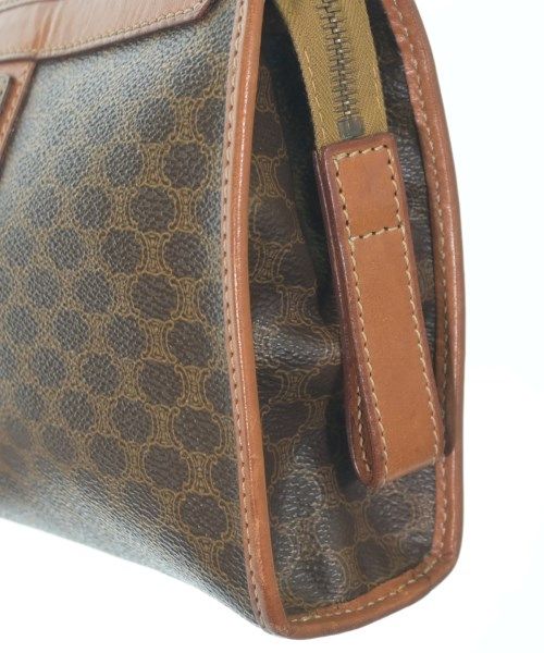 Celine Macadam Pattern Clutch Bag Brown — view 7
