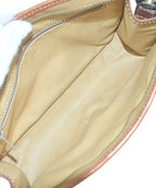 Celine Macadam Pattern Clutch Bag Brown — view 3