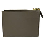 Prada Bifold Wallet Gray Light Pink White Leather — view 2