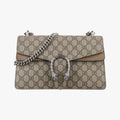 Gucci Dionysus Beige Brown Suede Shoulder Bag