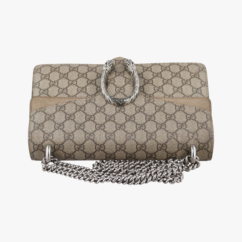 Gucci Dionysus Beige Brown Suede Shoulder Bag — view 8