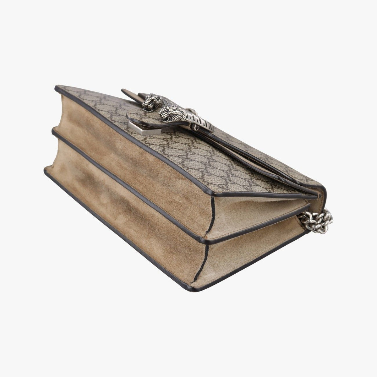 Gucci Dionysus Beige Brown Suede Shoulder Bag — view 4