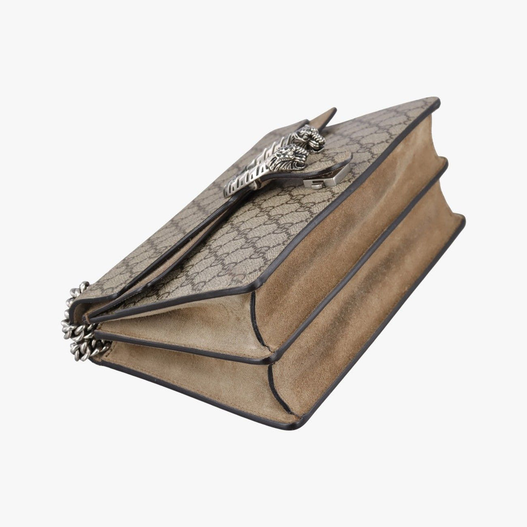 Gucci Dionysus Beige Brown Suede Shoulder Bag — view 5