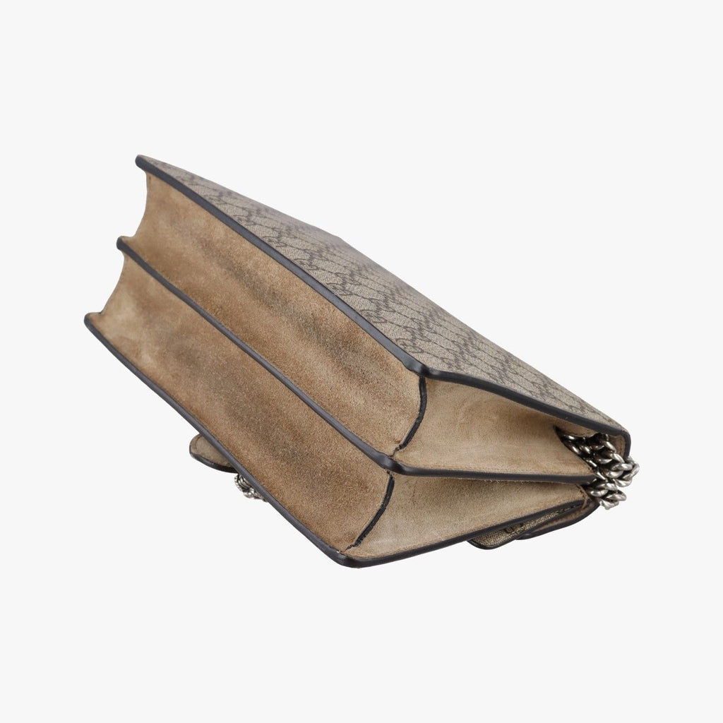 Gucci Dionysus Beige Brown Suede Shoulder Bag — view 6